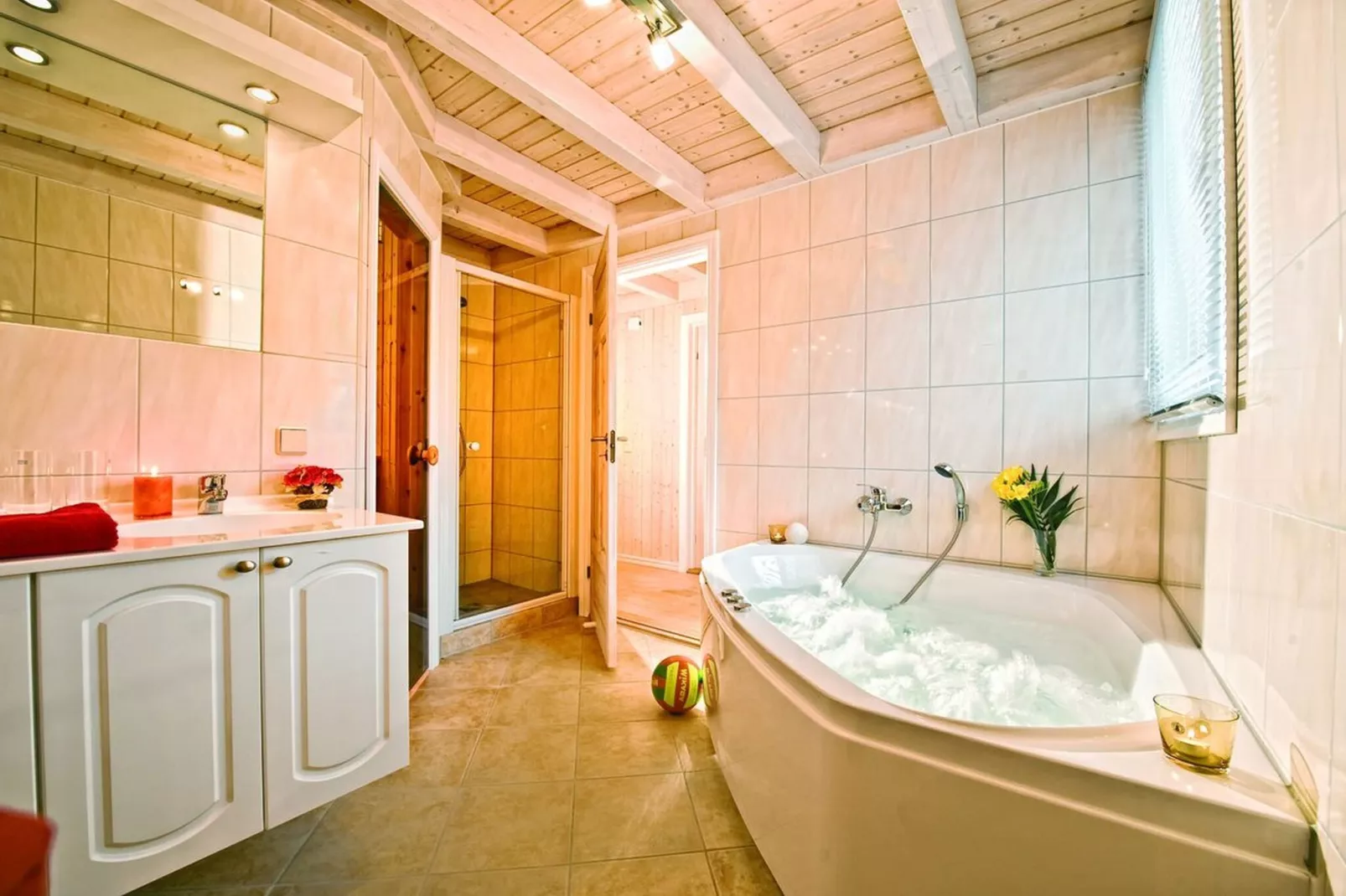 Ferienwohnung Bornholm im Schlosspark-Badkamer