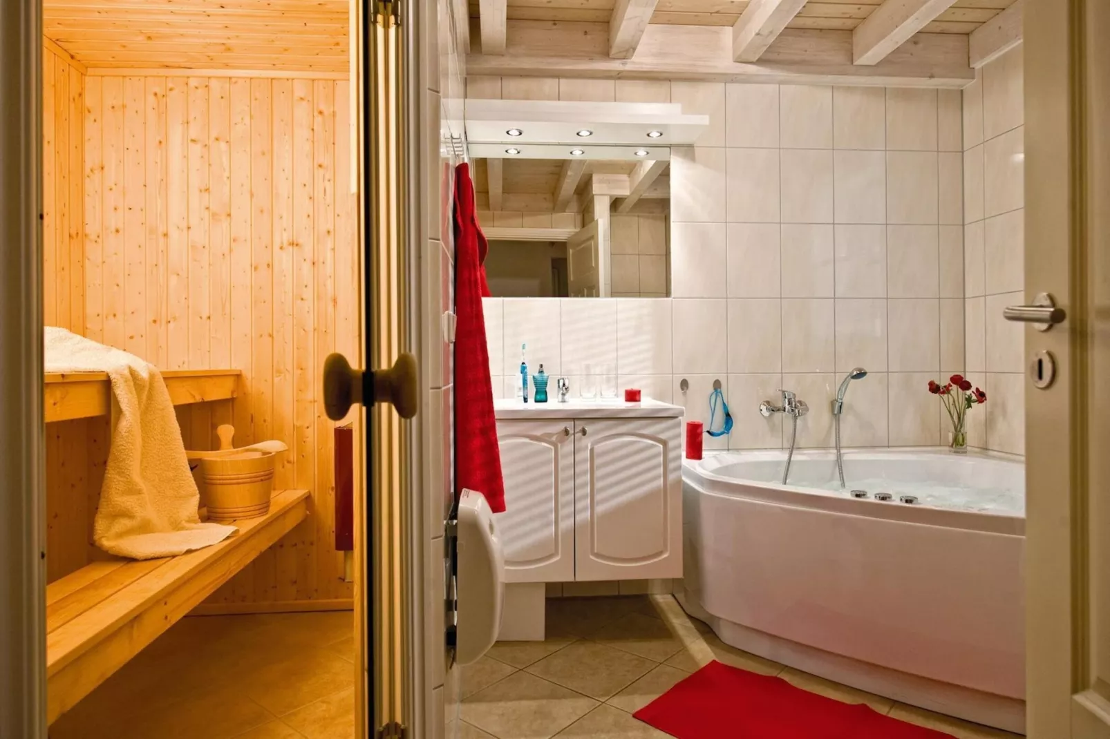 Familienhaus am Wald-Badkamer