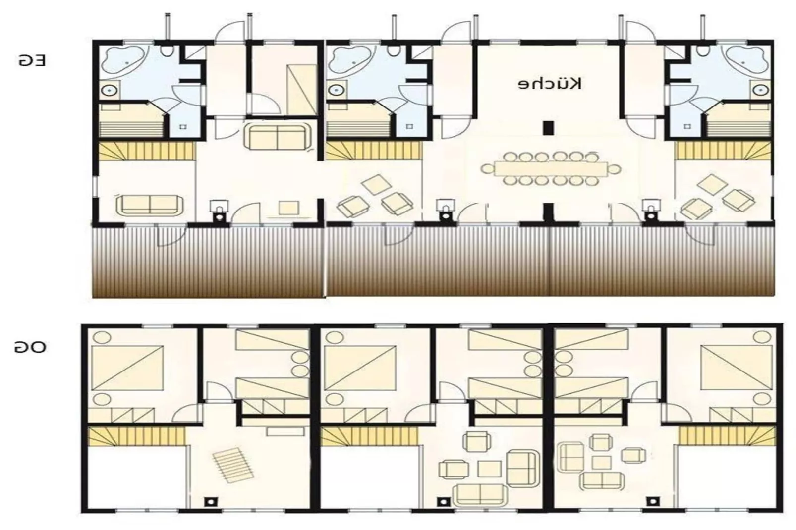 Familienhaus am Wald-Plattegrond