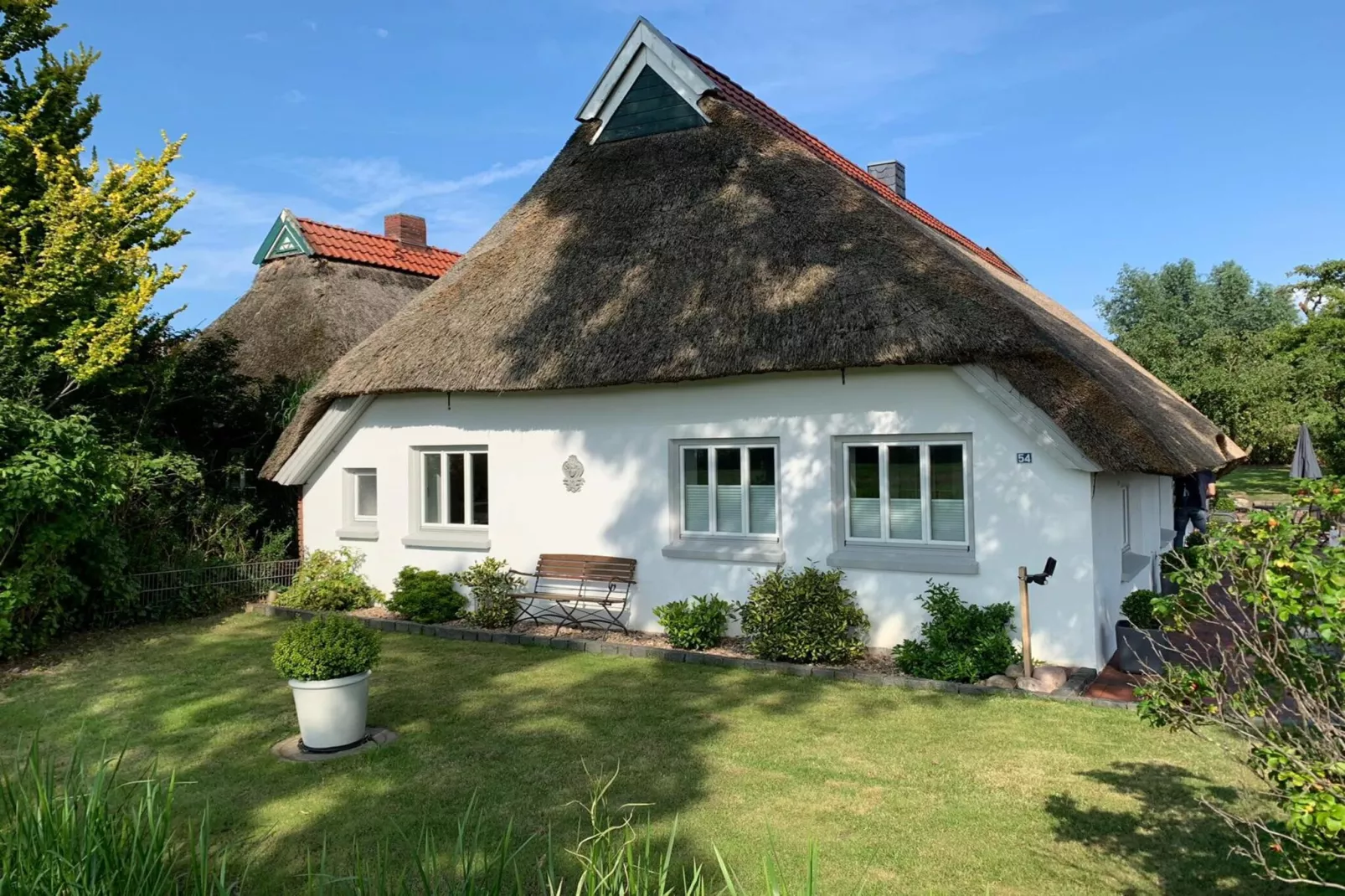 Wohnung unten links-Gebieden zomer 1km