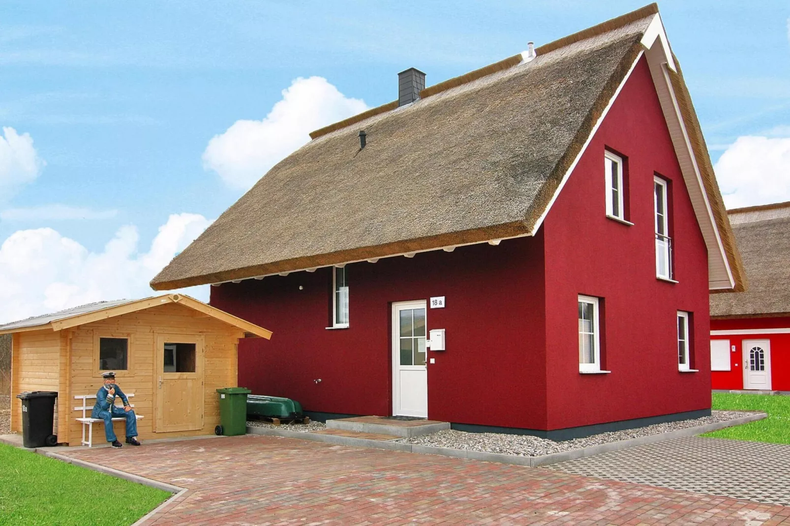 Ferienhaus Lotsenhaus Vieregge-Buitenkant zomer