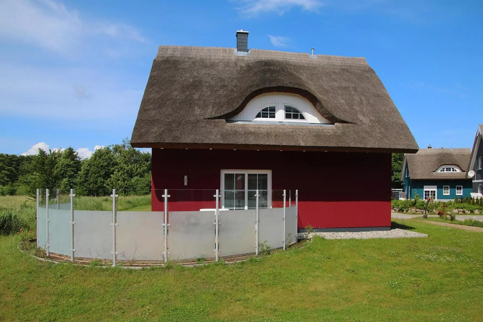 Ferienhaus Lotsenhaus Vieregge-Buitenkant zomer