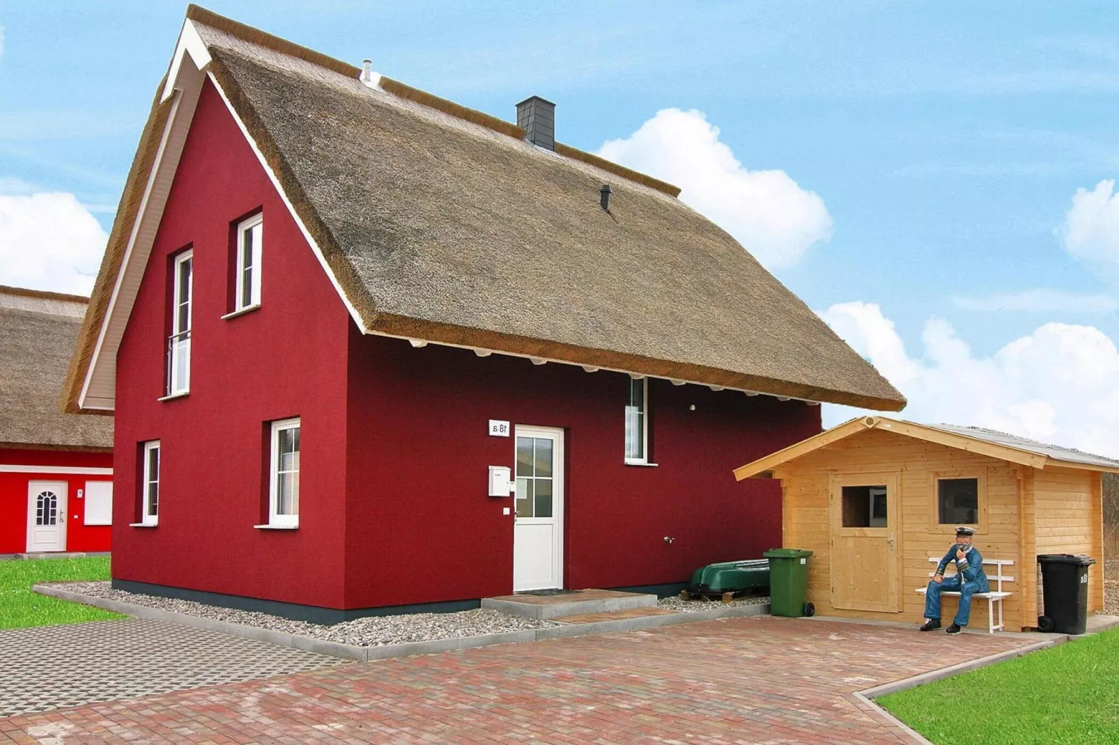 Ferienhaus Lotsenhaus Vieregge-Buitenkant zomer