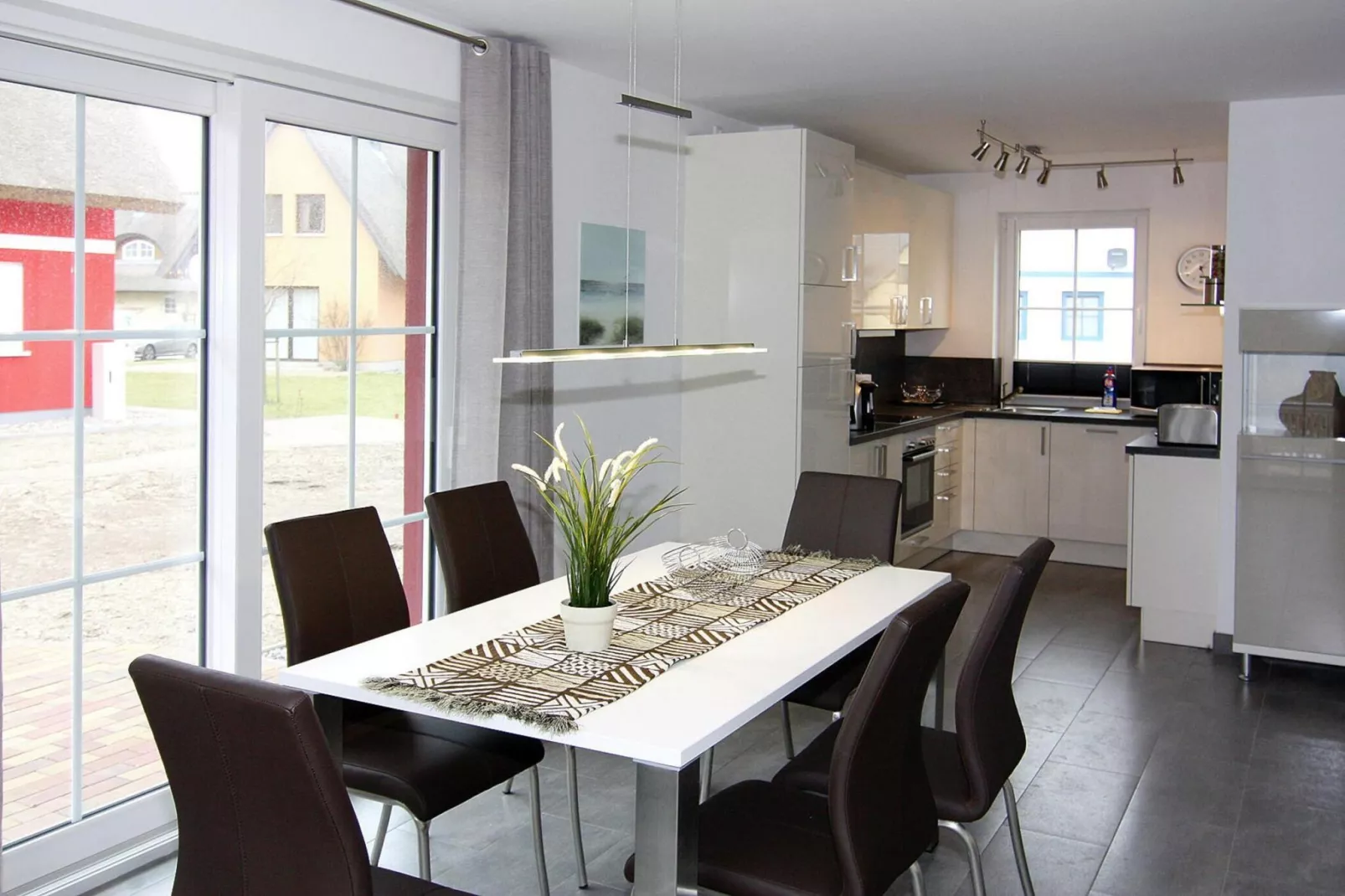 Ferienhaus Lotsenhaus Vieregge-Eetkamer