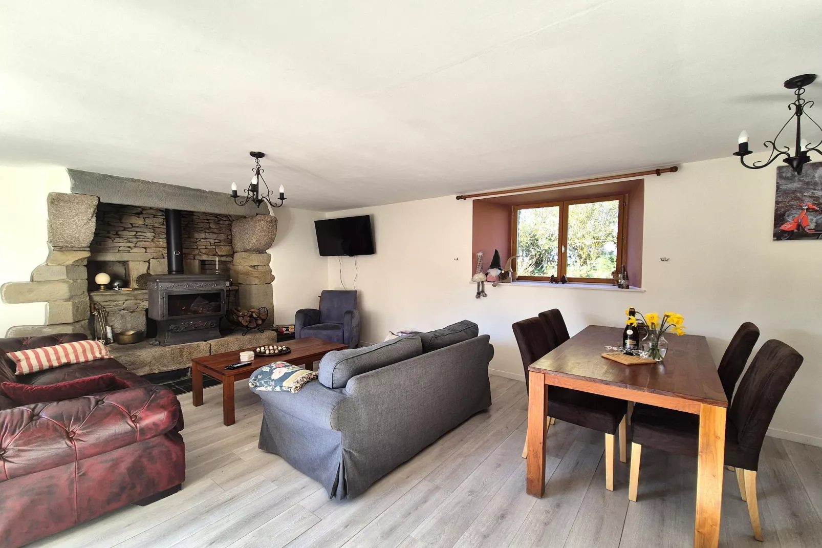 Gîte Lavender-Woonkamer