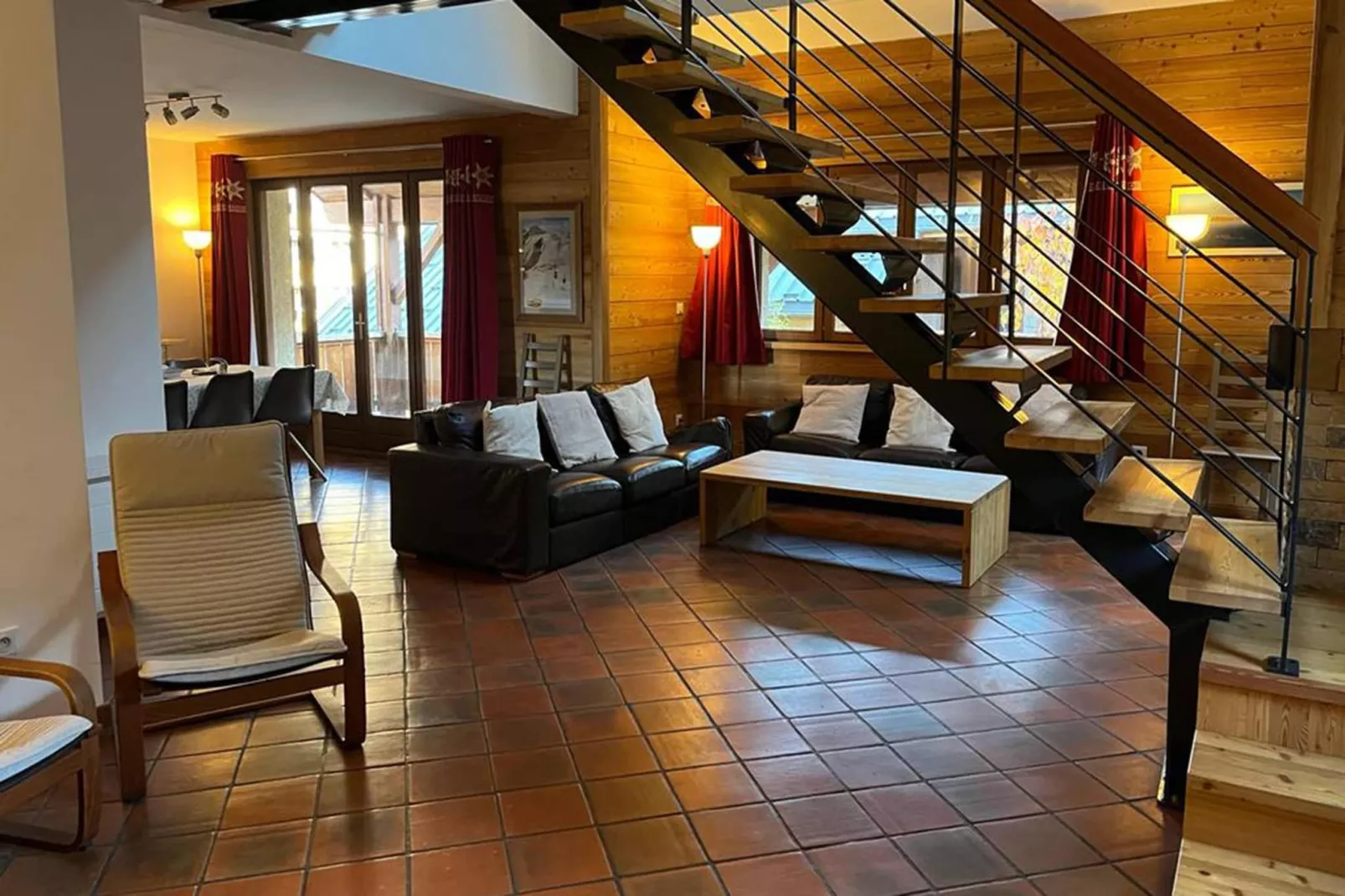 Chalet Erika-Woonkamer