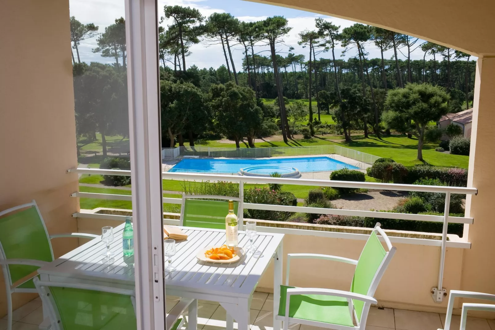 Les Appartements de Moliets 3-Terrasbalkon