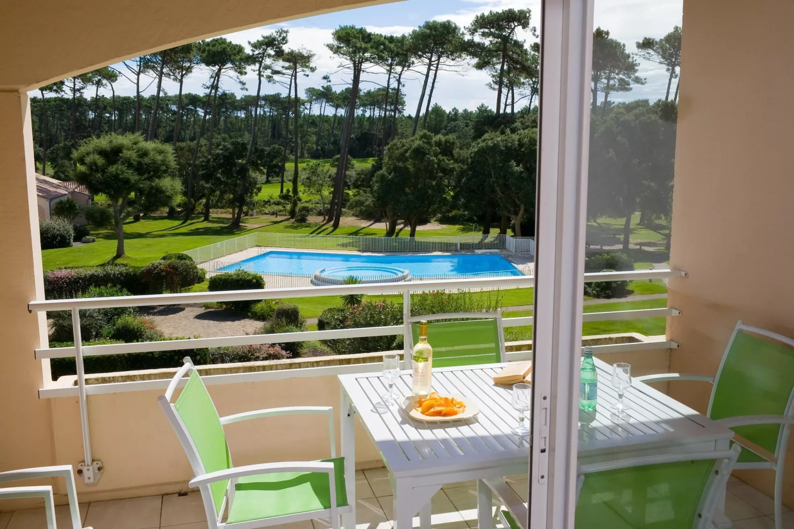 Les Appartements de Moliets 3-Terrasbalkon