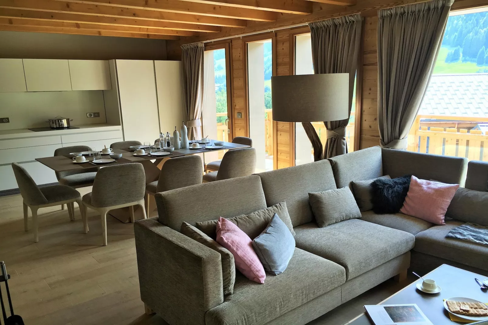Les Portes de Megève 6-Woonkamer