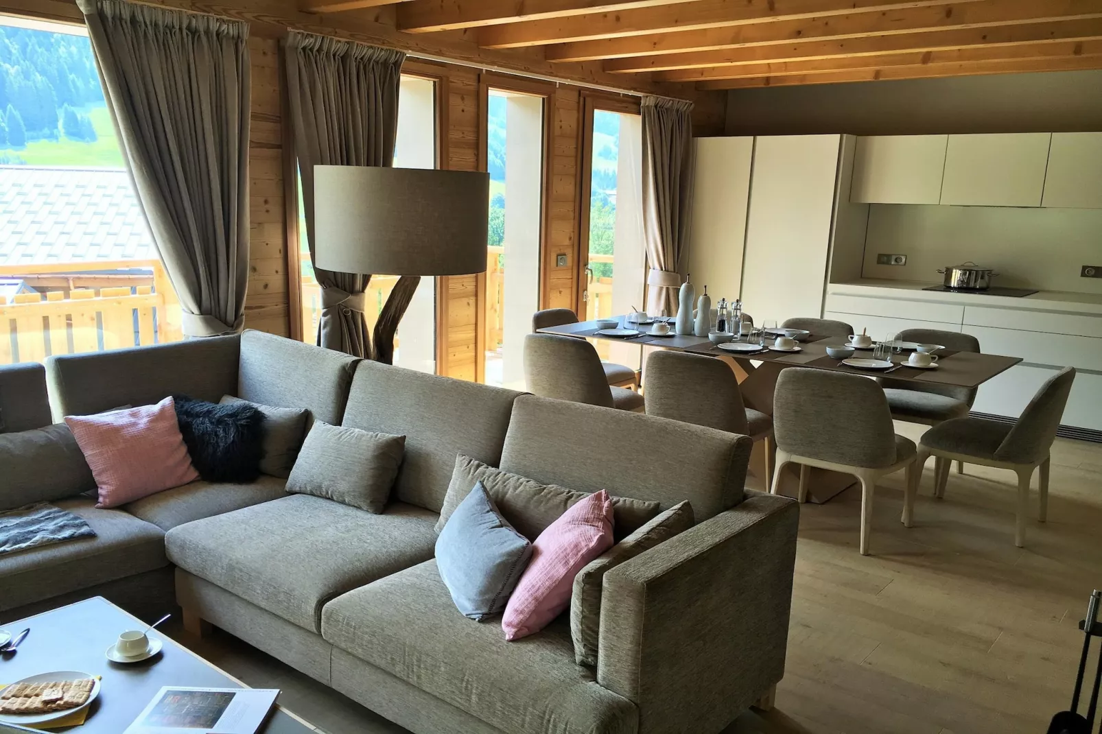 Les Portes de Megève 6-Woonkamer