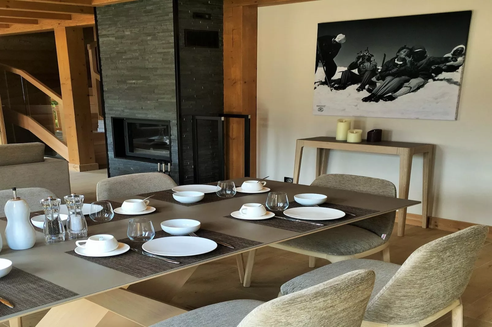 Les Portes de Megève 6-Eetkamer