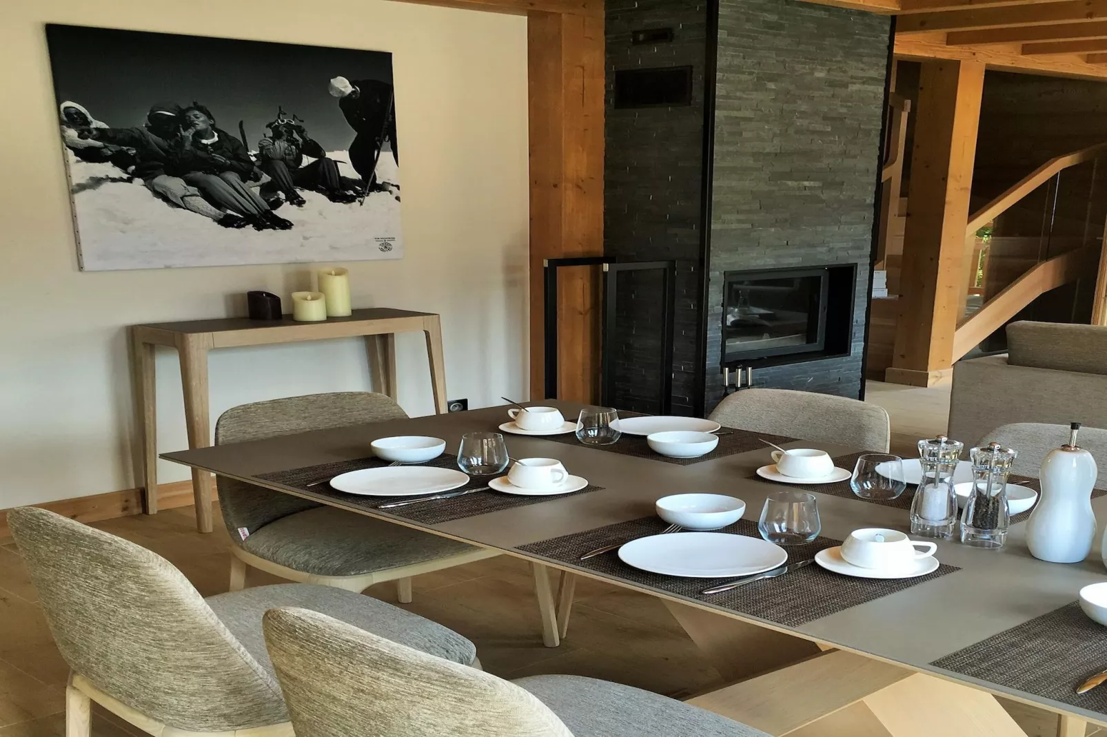 Les Portes de Megève 6-Eetkamer