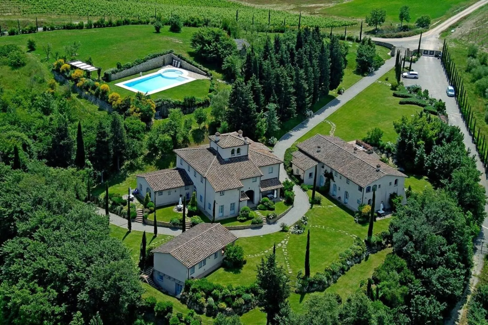 Ferienanlage Borgo della Meliana Gambassi Terme Typ Villa S Adele-Gebieden zomer 20km