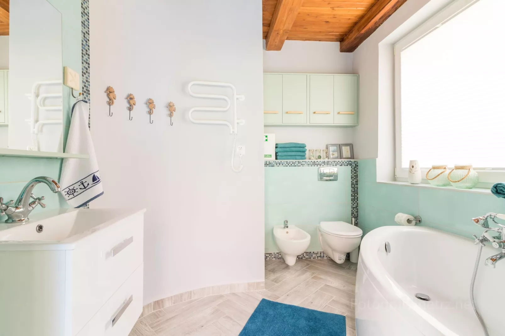 Holiday home Seahorse Rowy-Badkamer