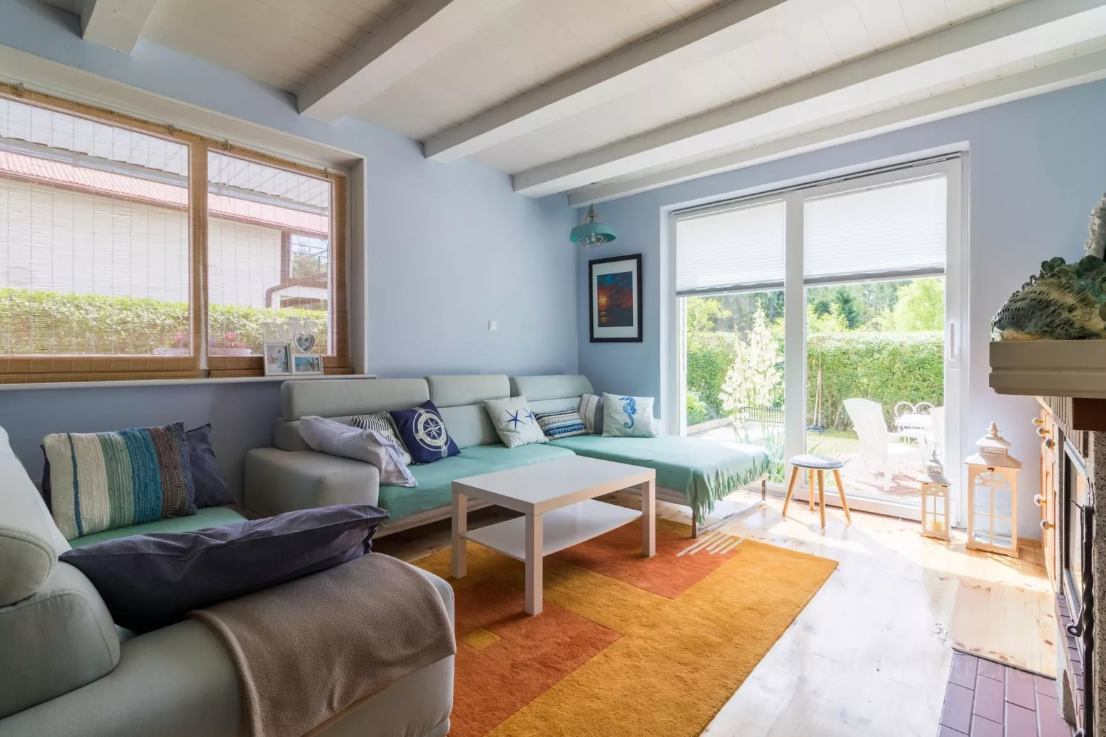 Holiday home Seahorse Rowy-Woonkamer