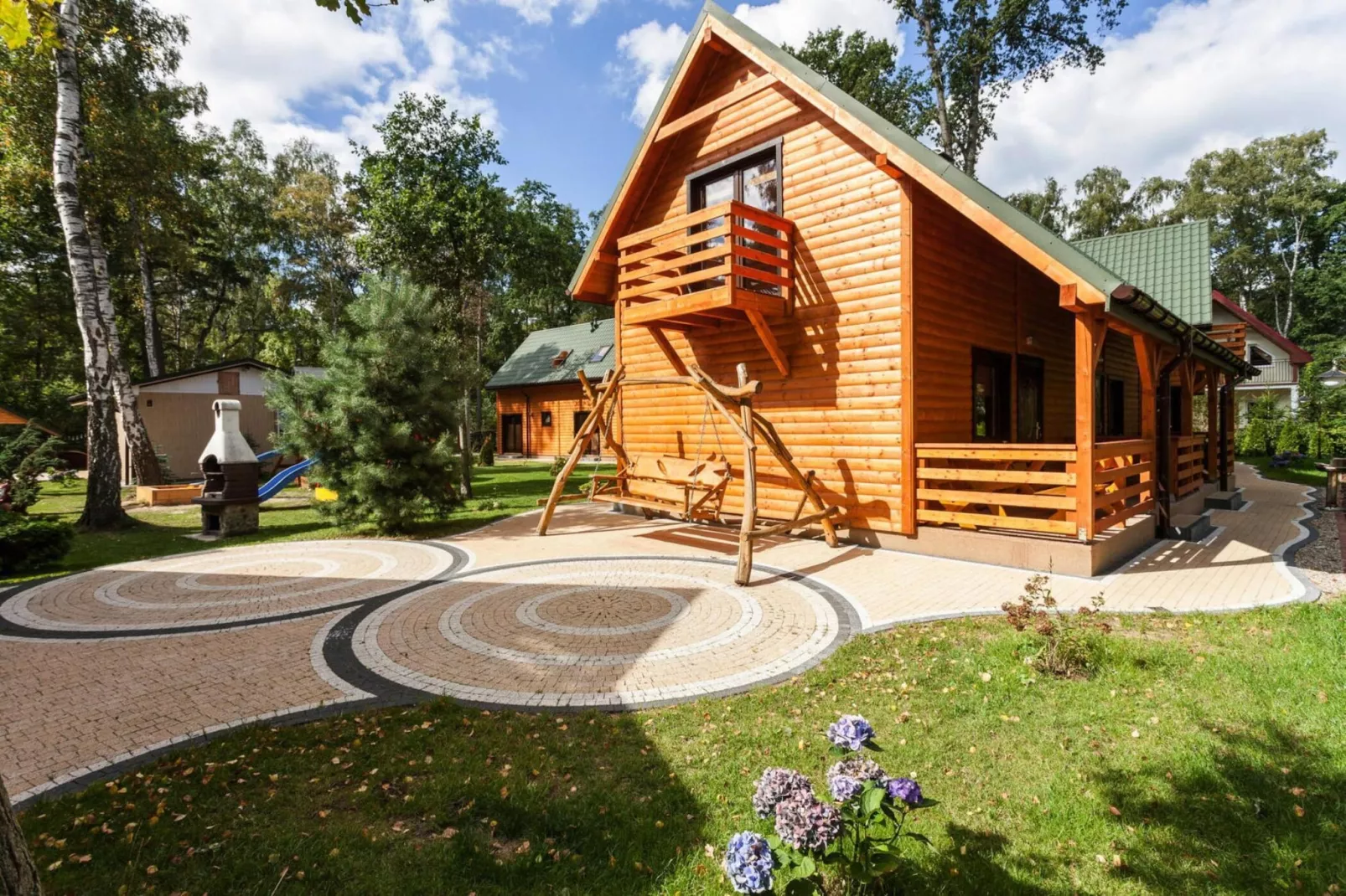 Holiday complex, Pobierowo-Ferienhaus 0-Buitenkant zomer