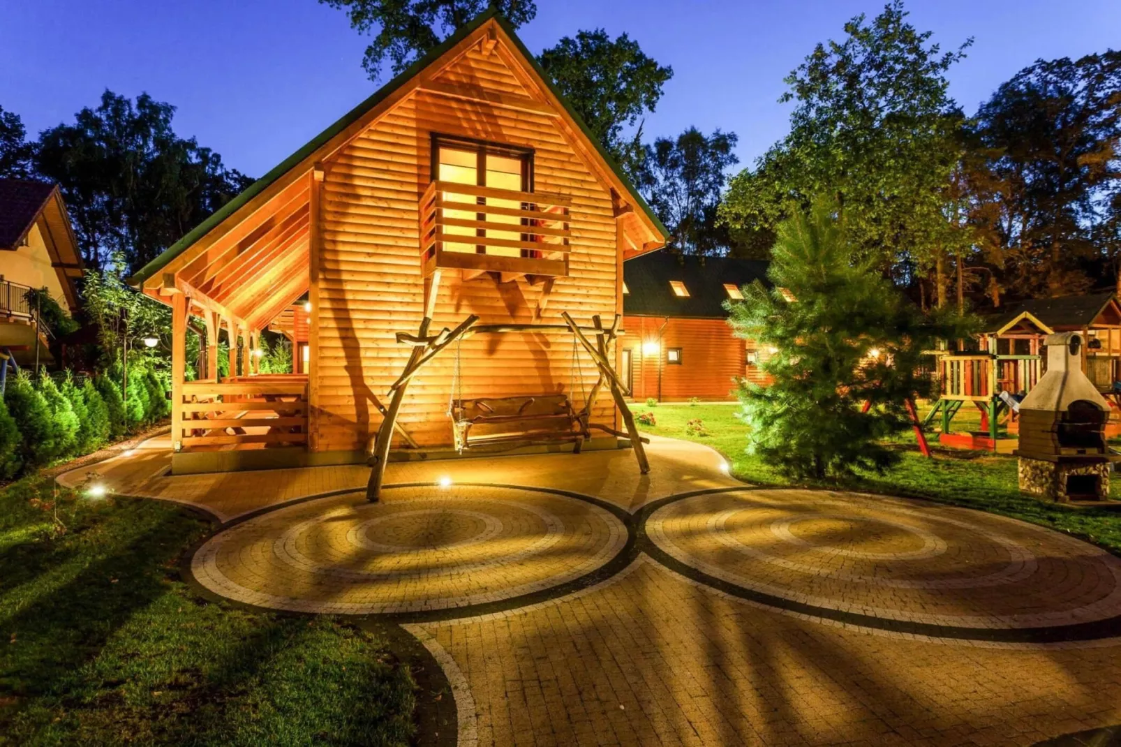 Holiday complex, Pobierowo-Ferienhaus 0-Buitenkant zomer