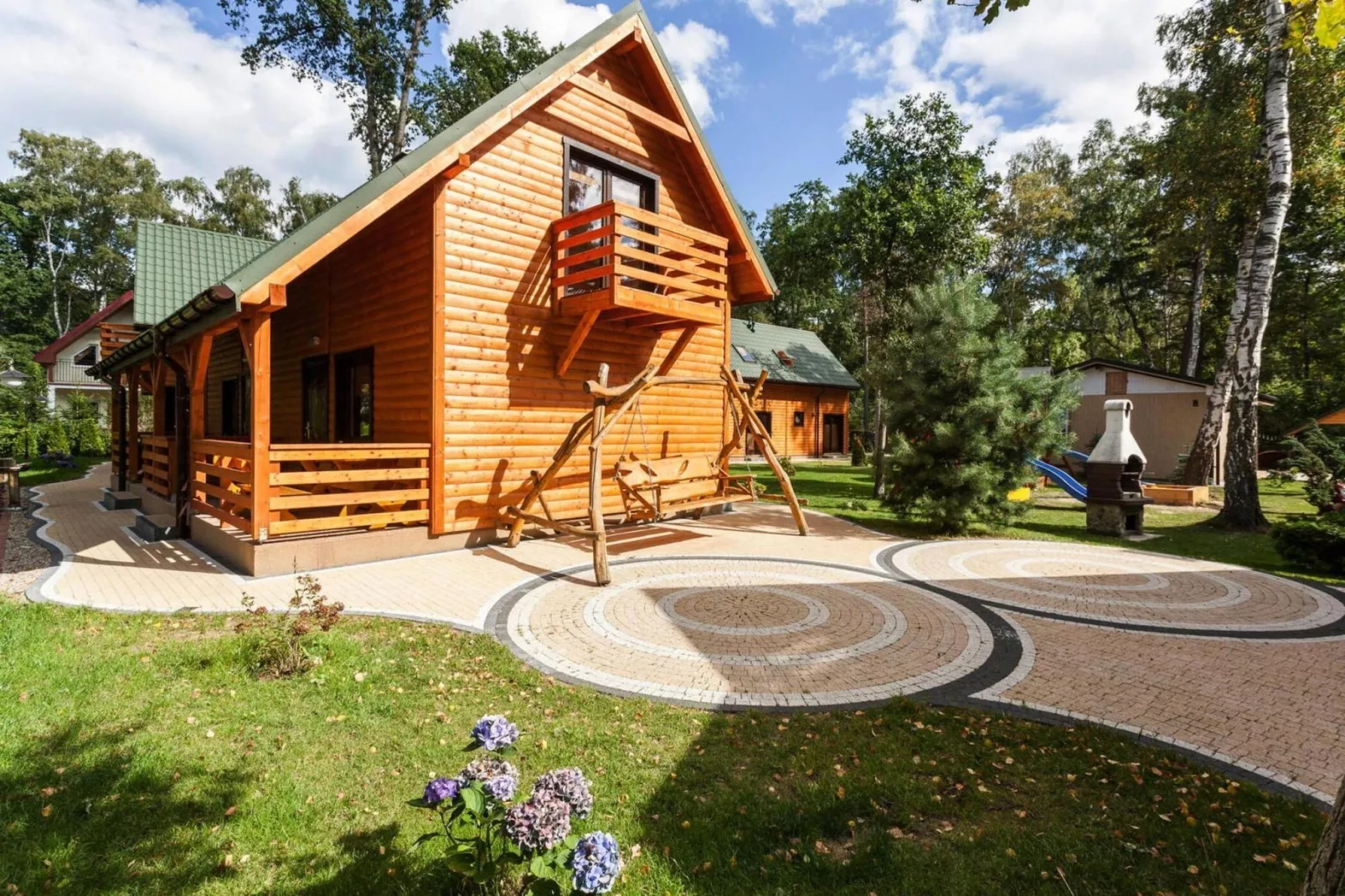 Holiday complex, Pobierowo-Ferienhaus 0-Buitenkant zomer