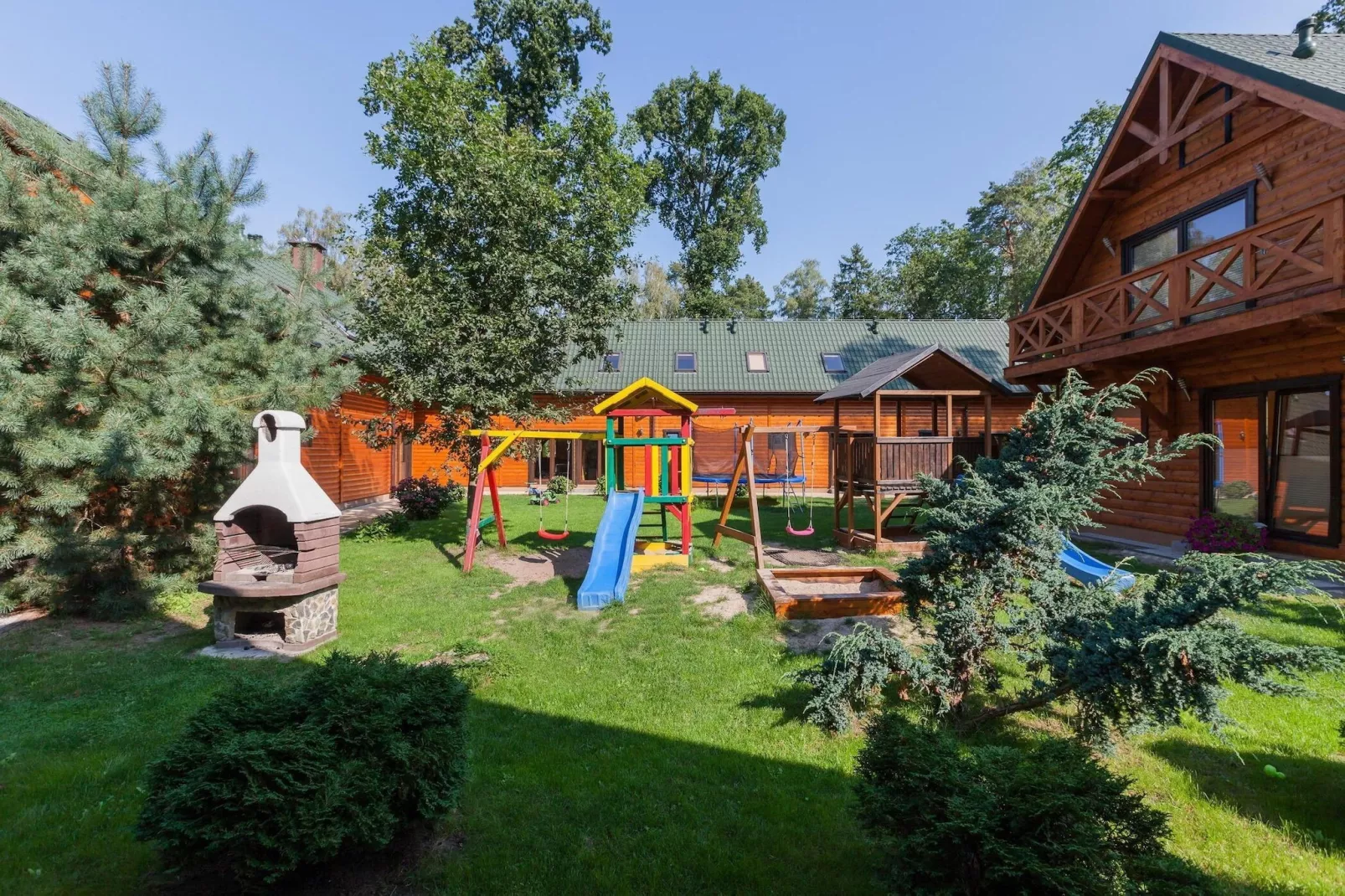 Holiday complex, Pobierowo-Ferienhaus 0-Buitenkant zomer