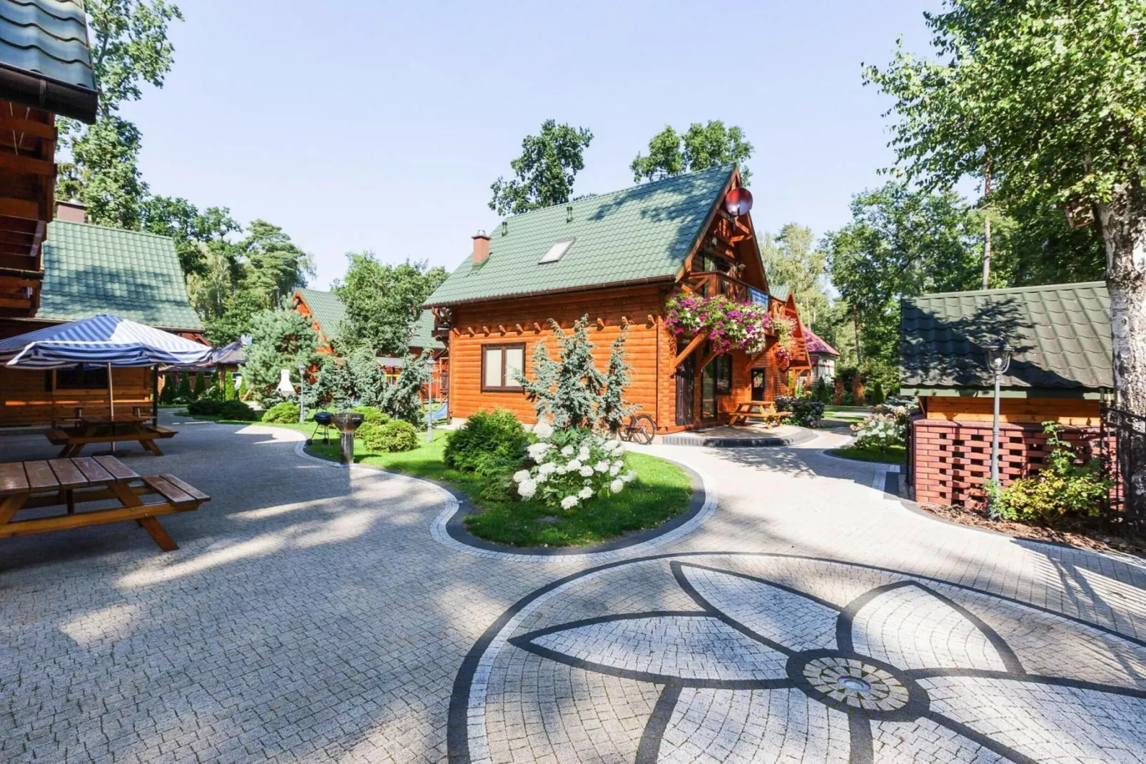 Holiday complex, Pobierowo-Ferienhaus 0-Buitenkant zomer