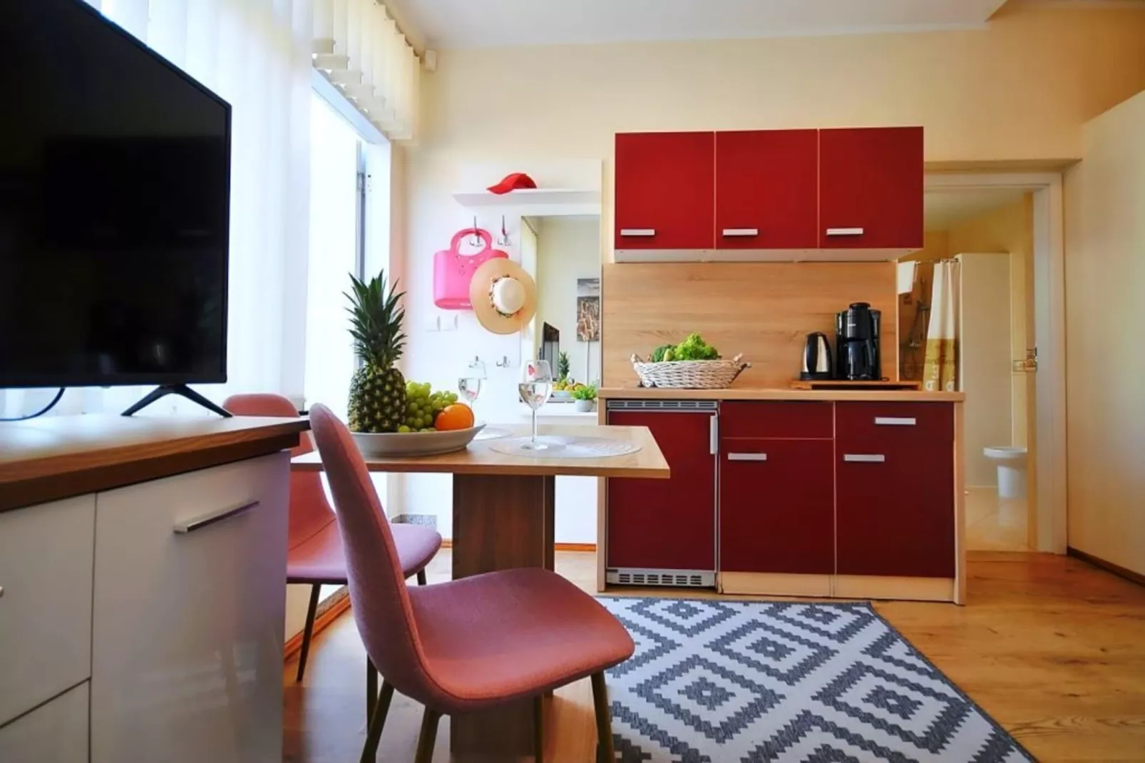 Apartament nr 3 35 qm parter Ustronie Morskie-Woonkamer