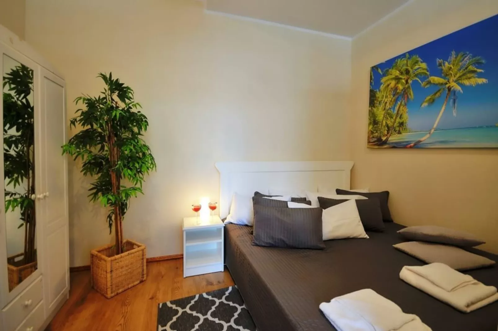 Apartament nr 3 35 qm parter Ustronie Morskie-Slaapkamer