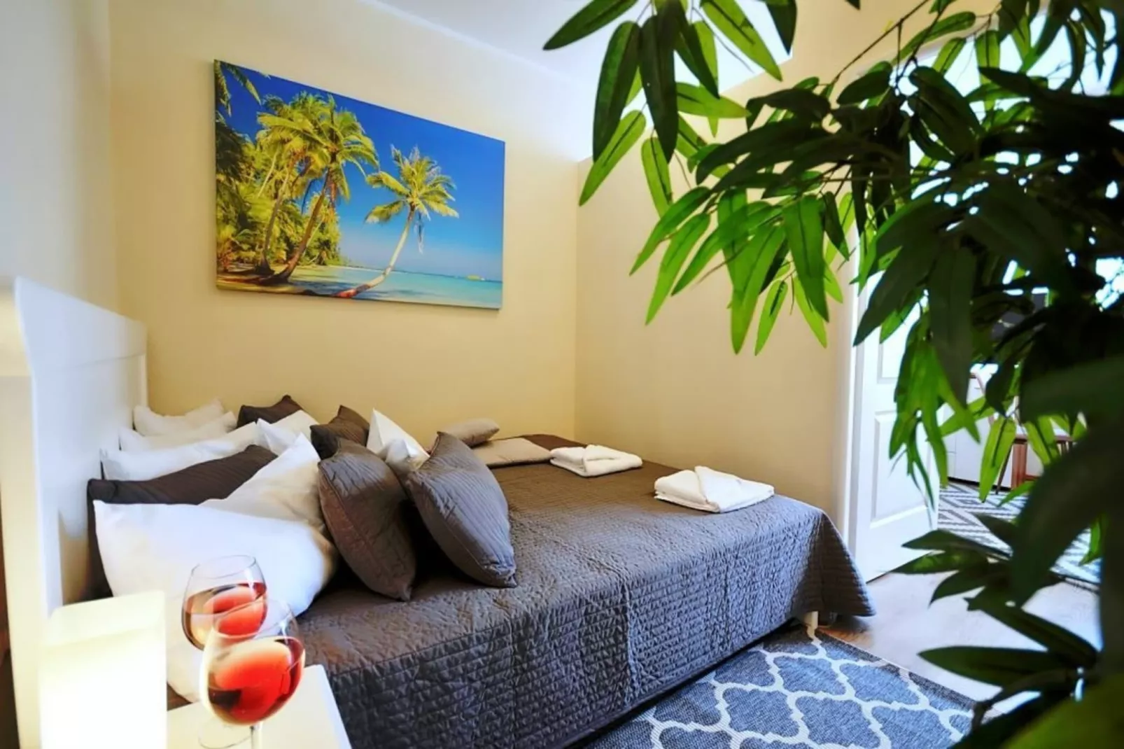 Apartament nr 3 35 qm parter Ustronie Morskie-Slaapkamer