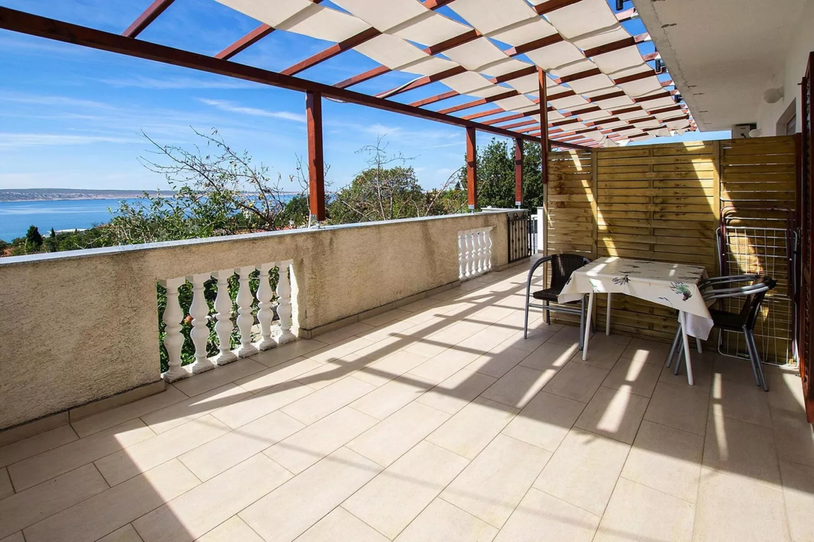 Apartments Seaview Starigrad Paklenica-A5-Terrasbalkon