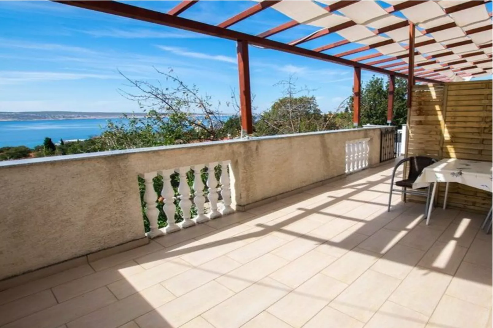 Apartments Seaview Starigrad Paklenica-A5-Terrasbalkon