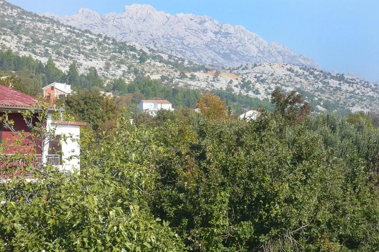 Apartments Seaview Starigrad Paklenica-A5-Uitzicht zomer