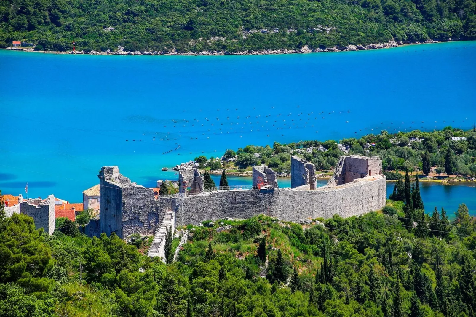 Holiday flat Kuco Starigrad Paklenica-3-Raum-App SD44 A01 ca 58 qm bei Belegung mit 5 Pers-Gebieden zomer 5km