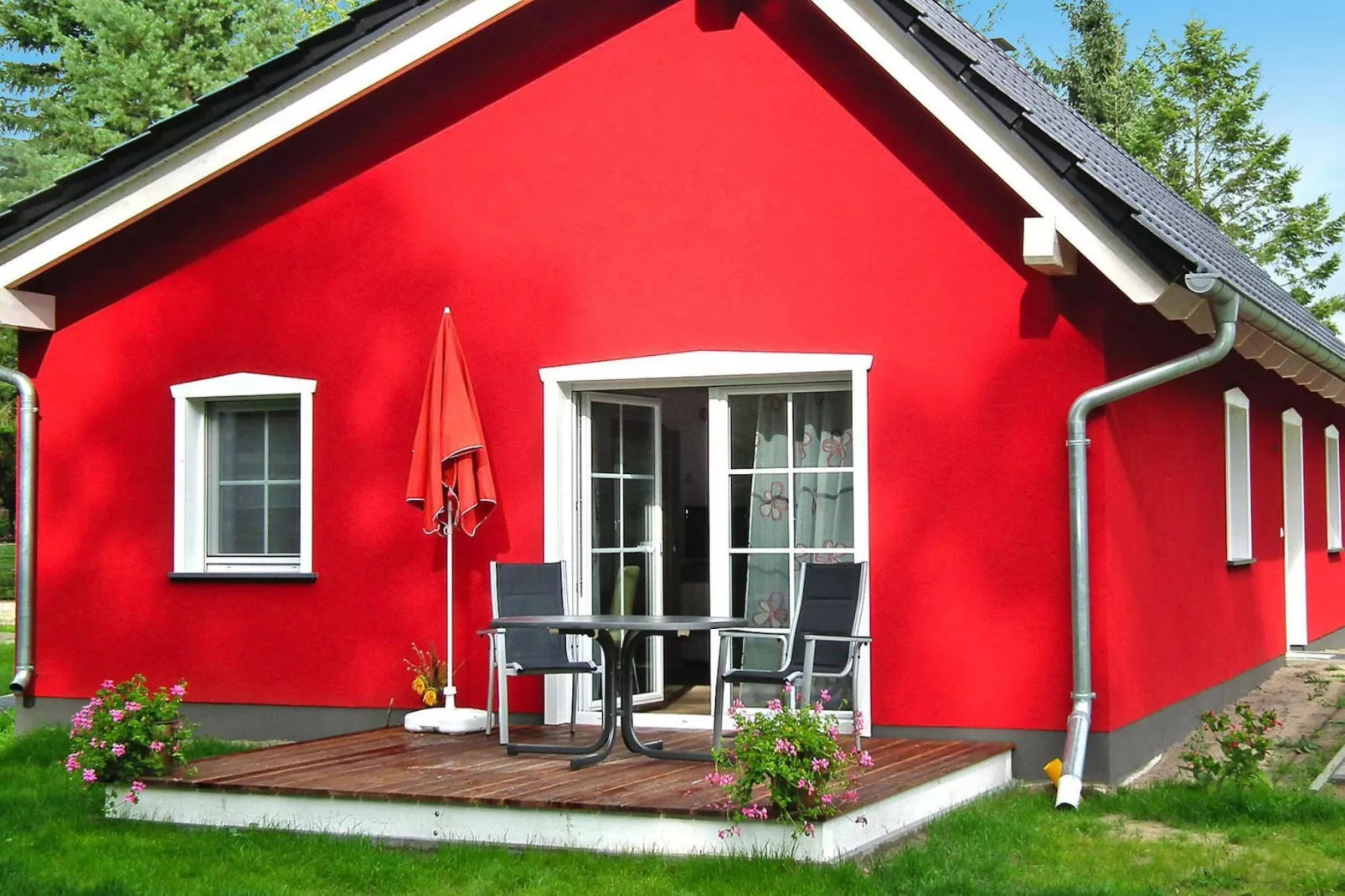 Ferienhaus Spreeidyll-Buitenkant zomer