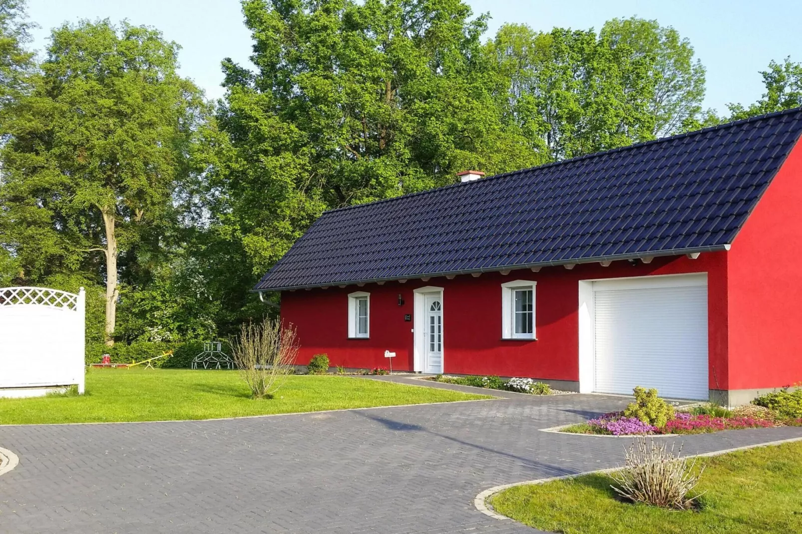 Ferienhaus Spreeidyll-Uitzicht zomer