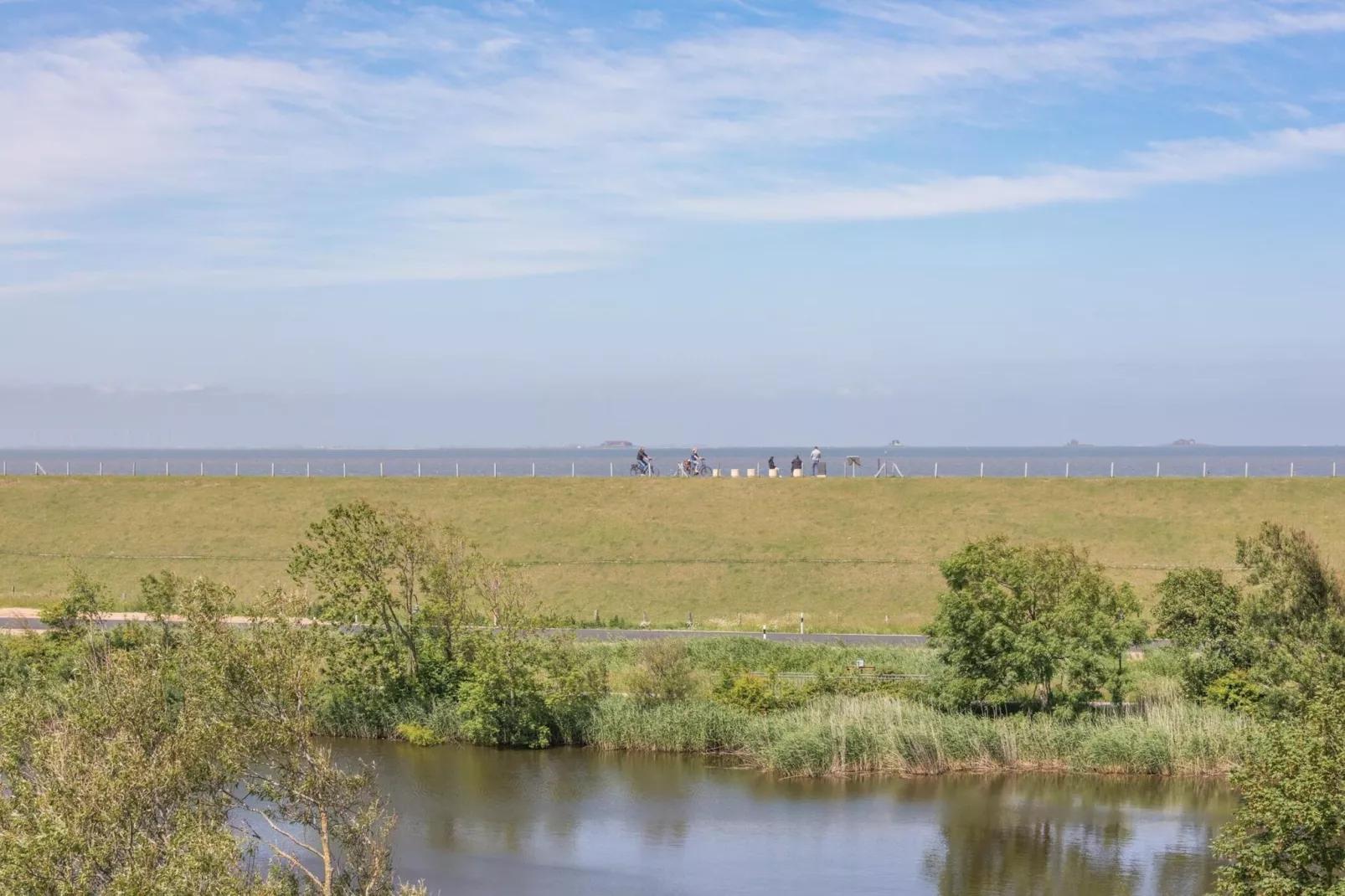 SeeZeichen auf Nordstrand 3 Personen-Gebieden zomer 1km