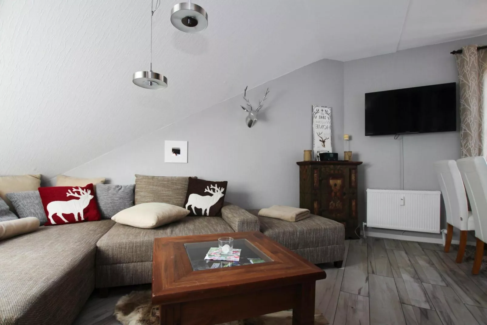 Jagdschlösschen Whg 19-Woonkamer