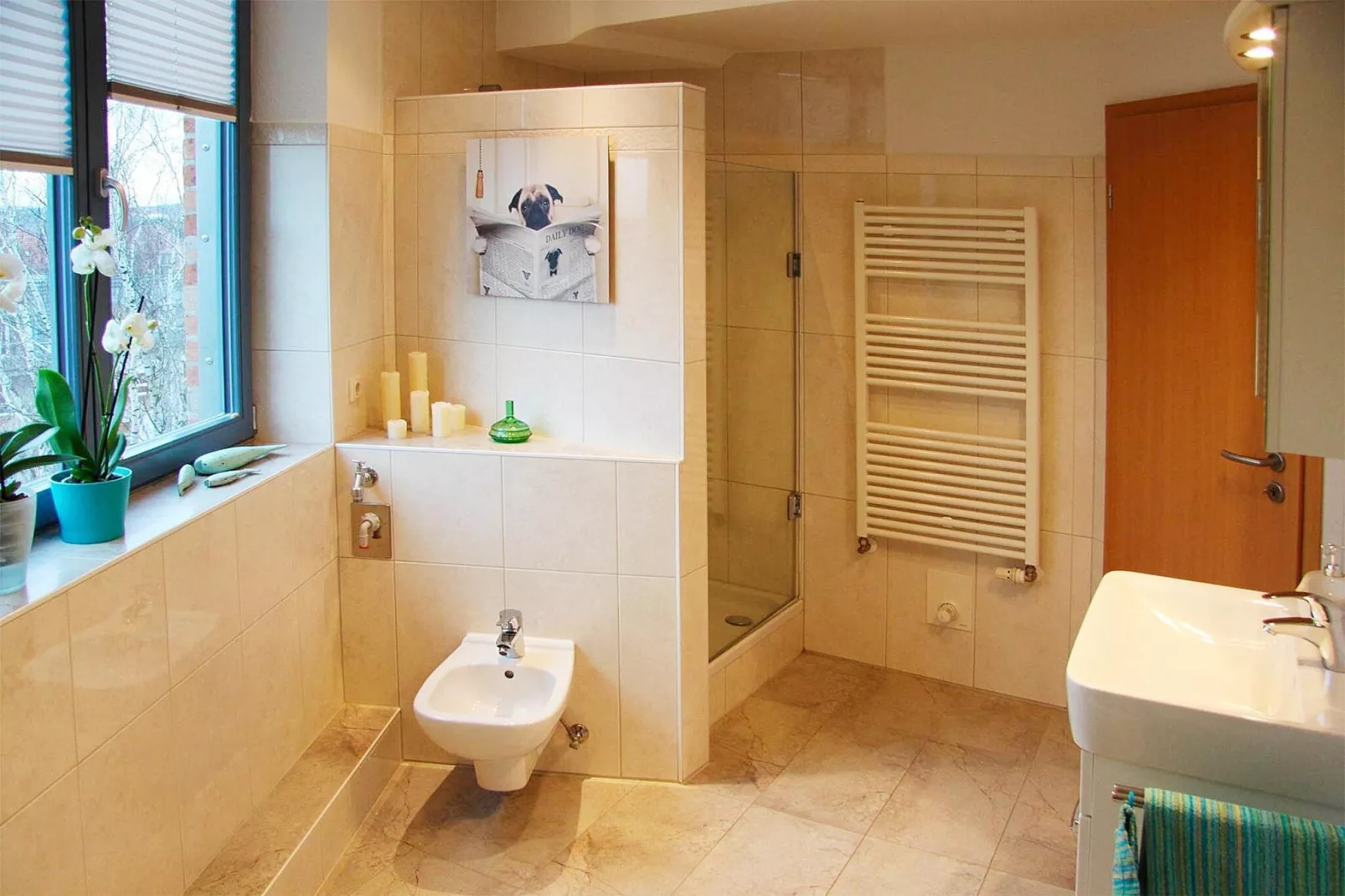 Fewo E5 79 qm-Badkamer