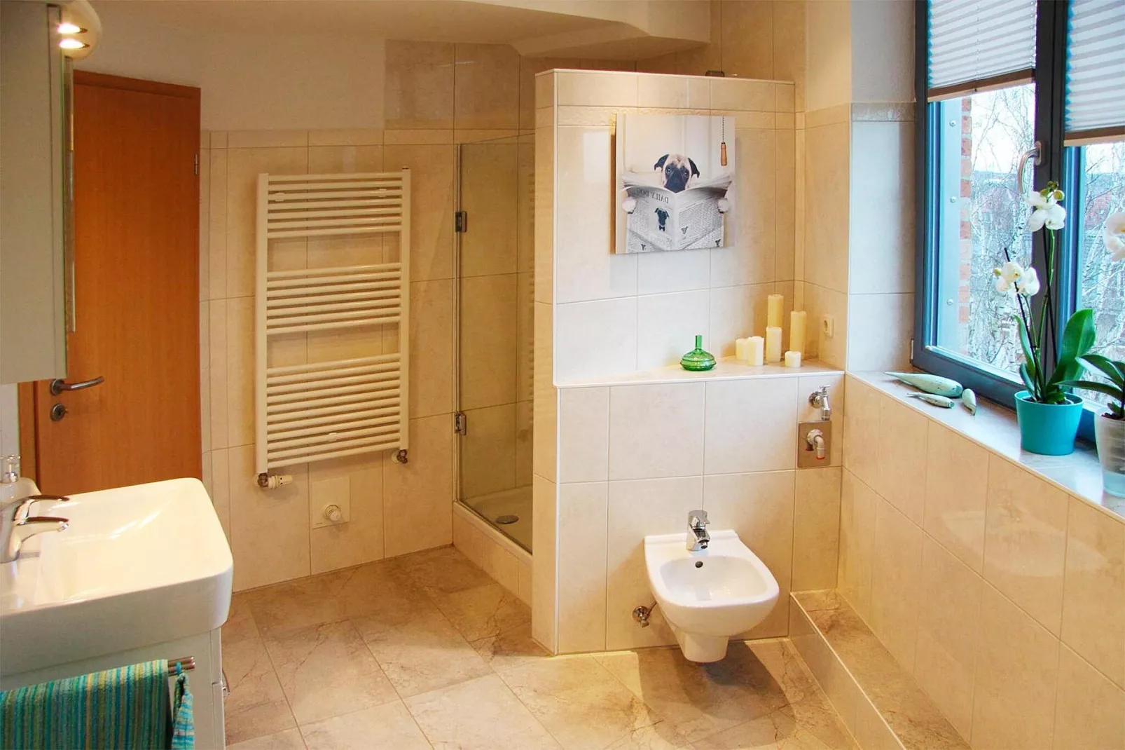 Fewo E5 79 qm-Badkamer