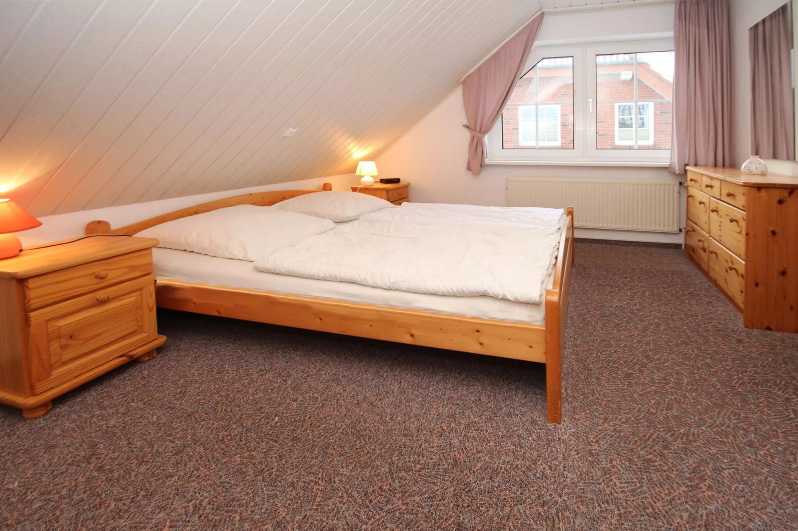 Doppelhaushälfte Friesenglück Neßmersiel-Slaapkamer