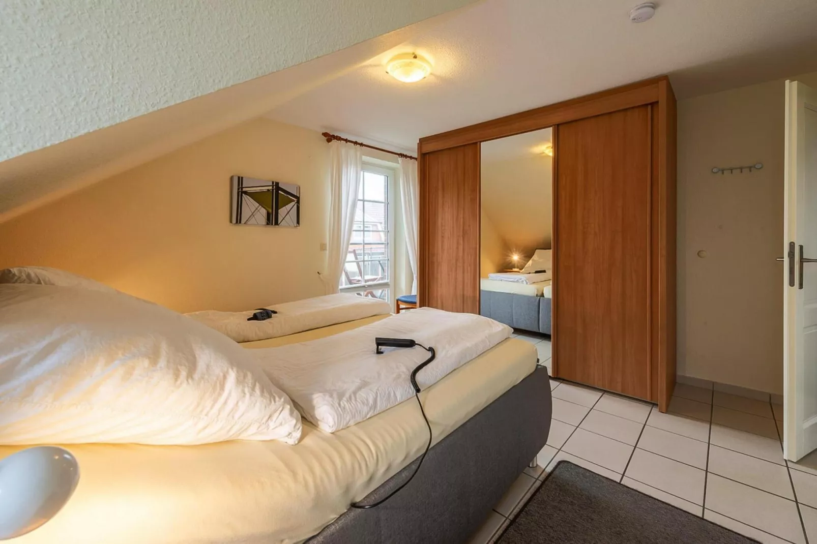 Komfort-Fewo OG 58 qm-Slaapkamer
