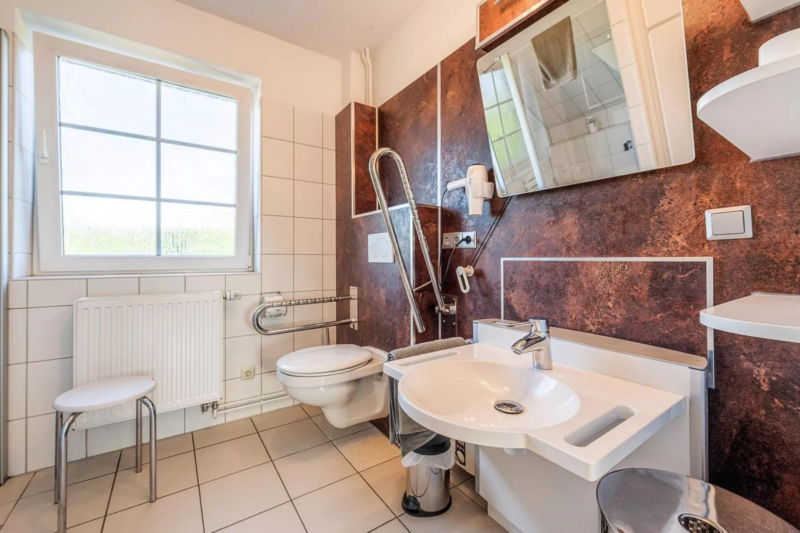 Komfort-Fewo OG 58 qm-Badkamer