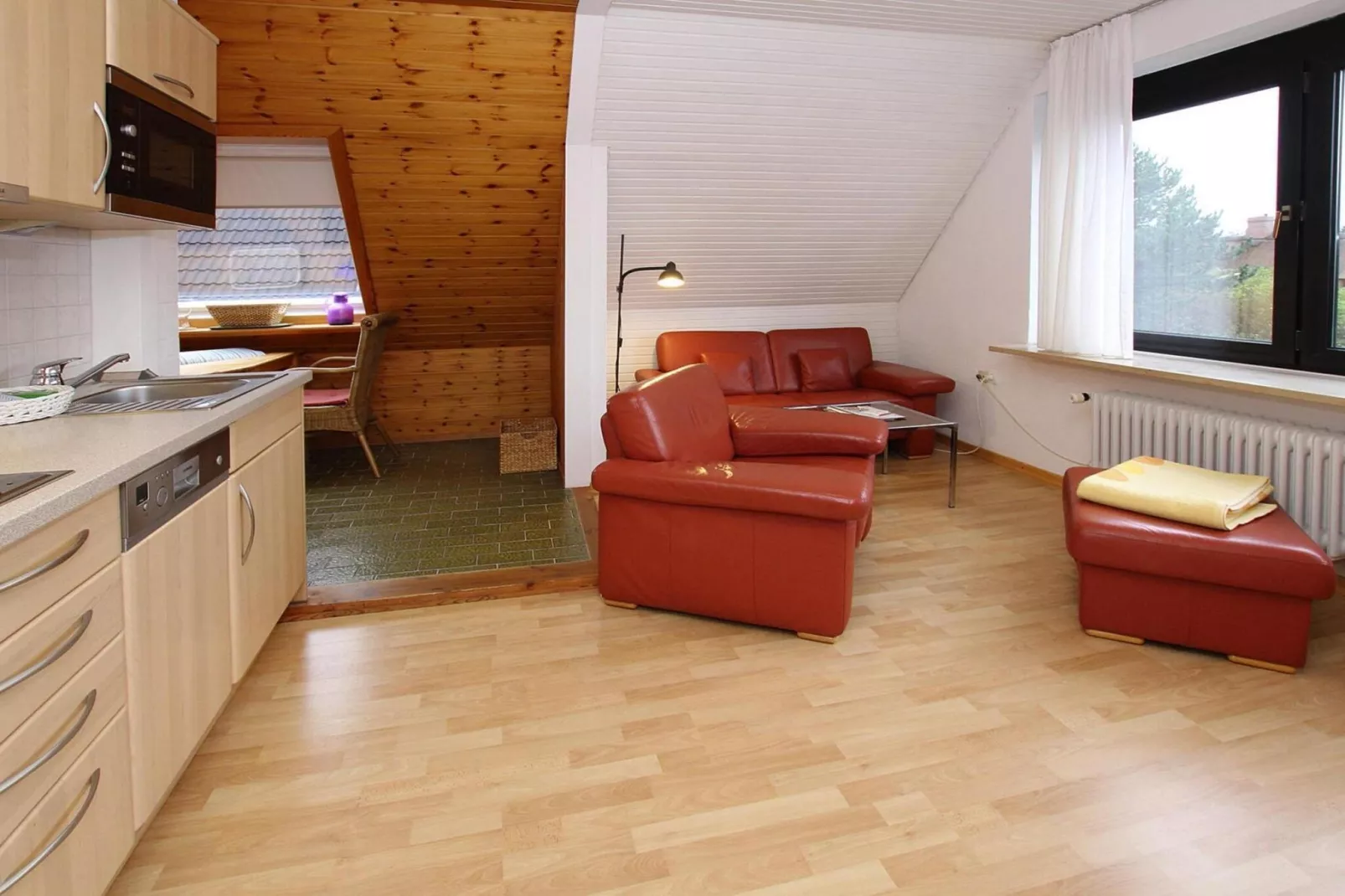 Apartementhaus Helene Wohnung 4  - Westerland-Woonkamer