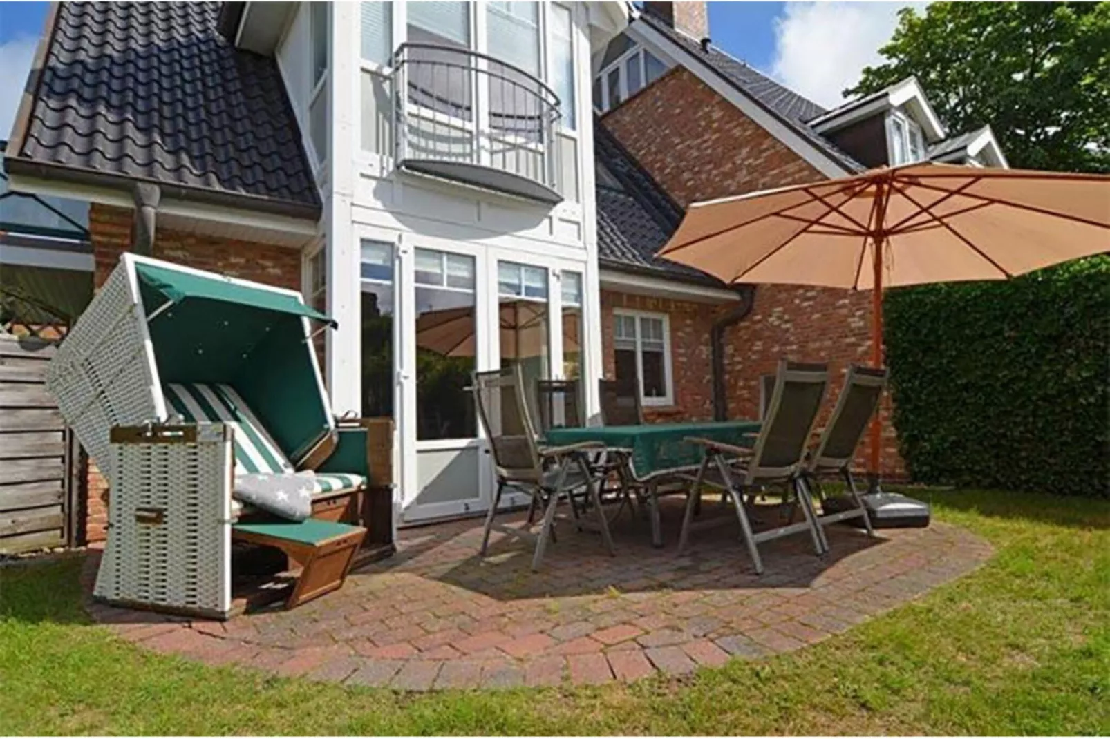 Apartementhaus Helene Wohnung 4  - Westerland-Gebieden zomer 1km