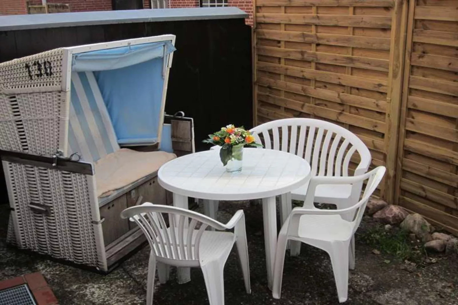 Apartementhaus Helene Wohnung 3 - Westerland-Terrasbalkon