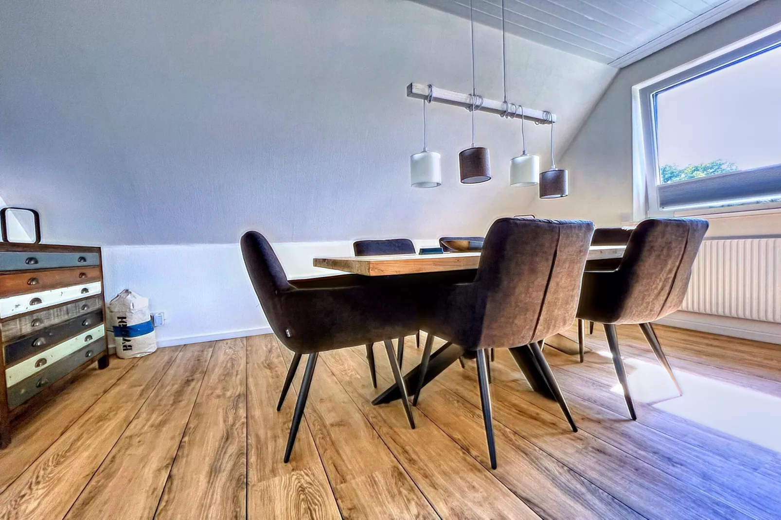 Ferienwohnung in Wyk Boldixum Whg 4 - 3 Erw 1 Kind-Eetkamer