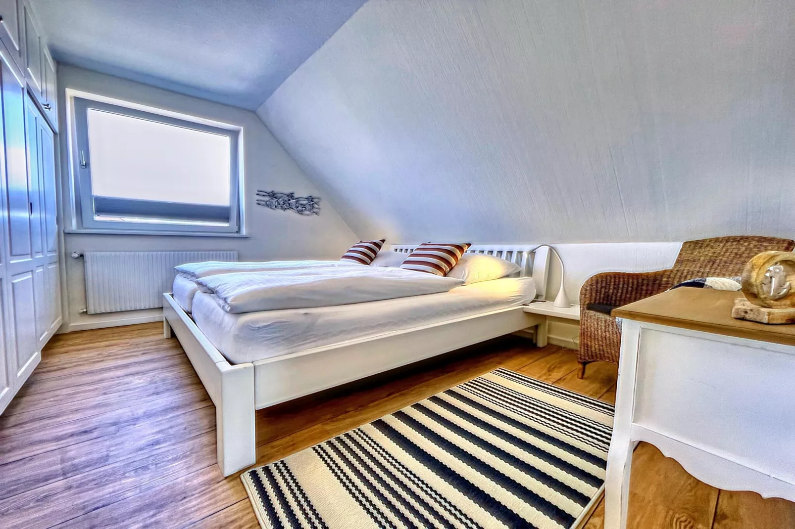 Ferienwohnung in Wyk Boldixum Whg 4 - 3 Erw 1 Kind-Slaapkamer