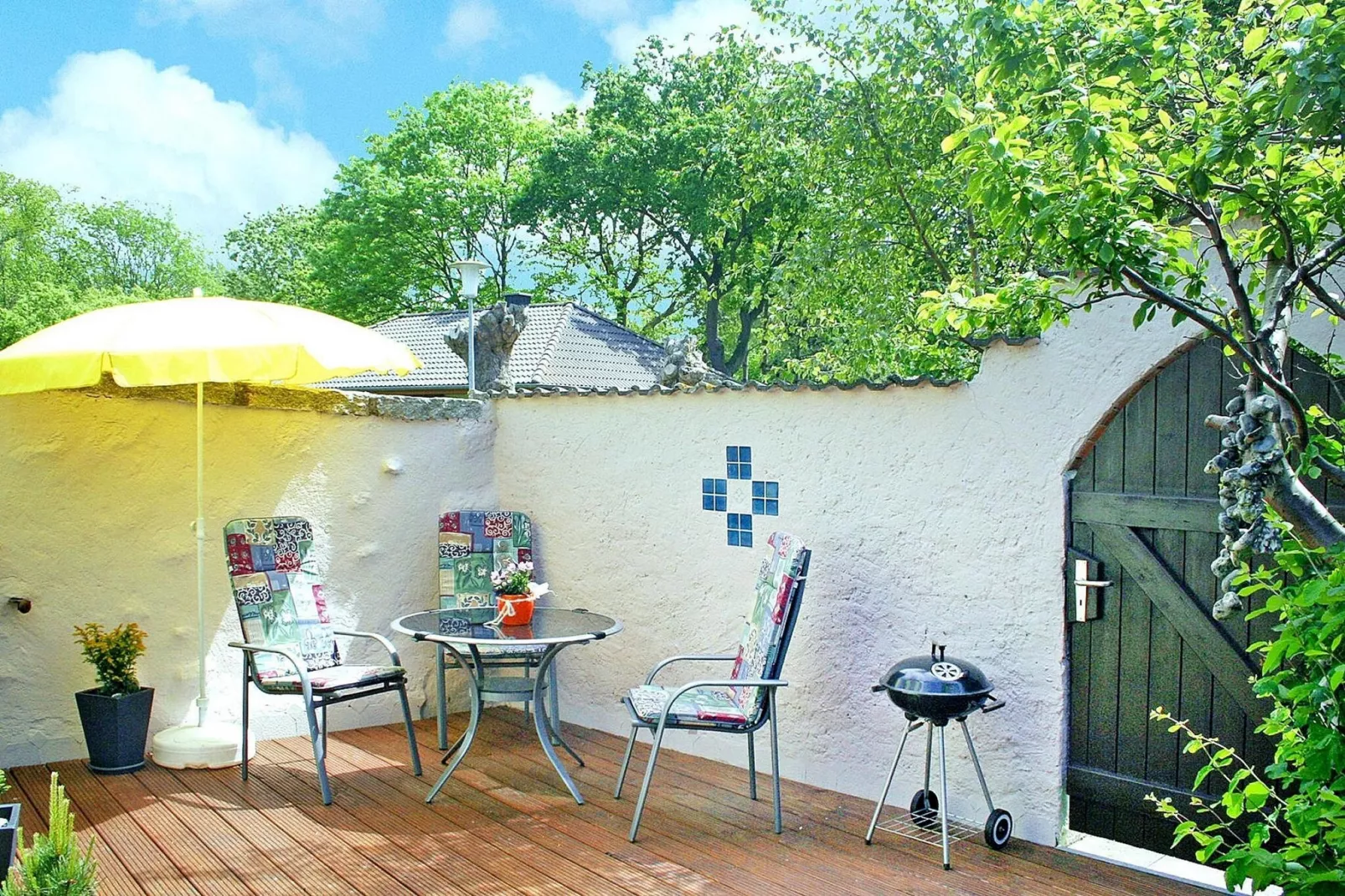 Ferienhaus Wiek-Terrasbalkon