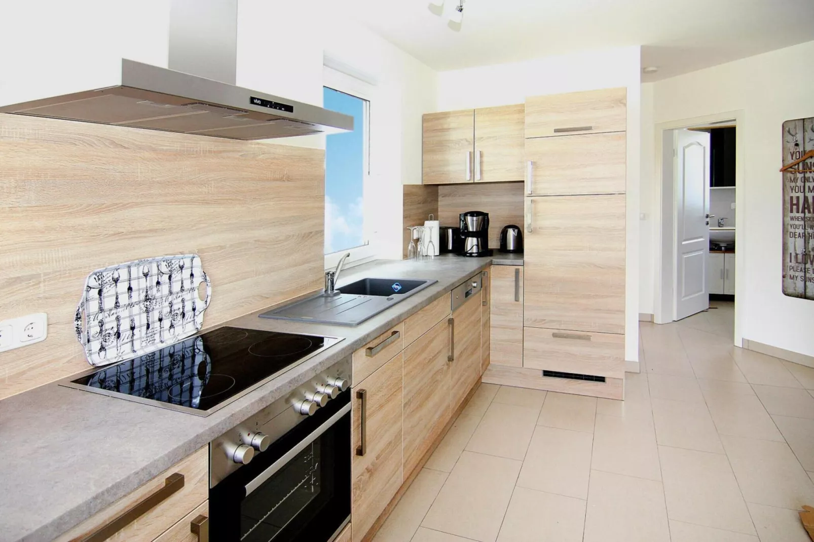 Ferienhaus Poseidon Vieregge - Am Breetzer Bodden 14 A-Keuken