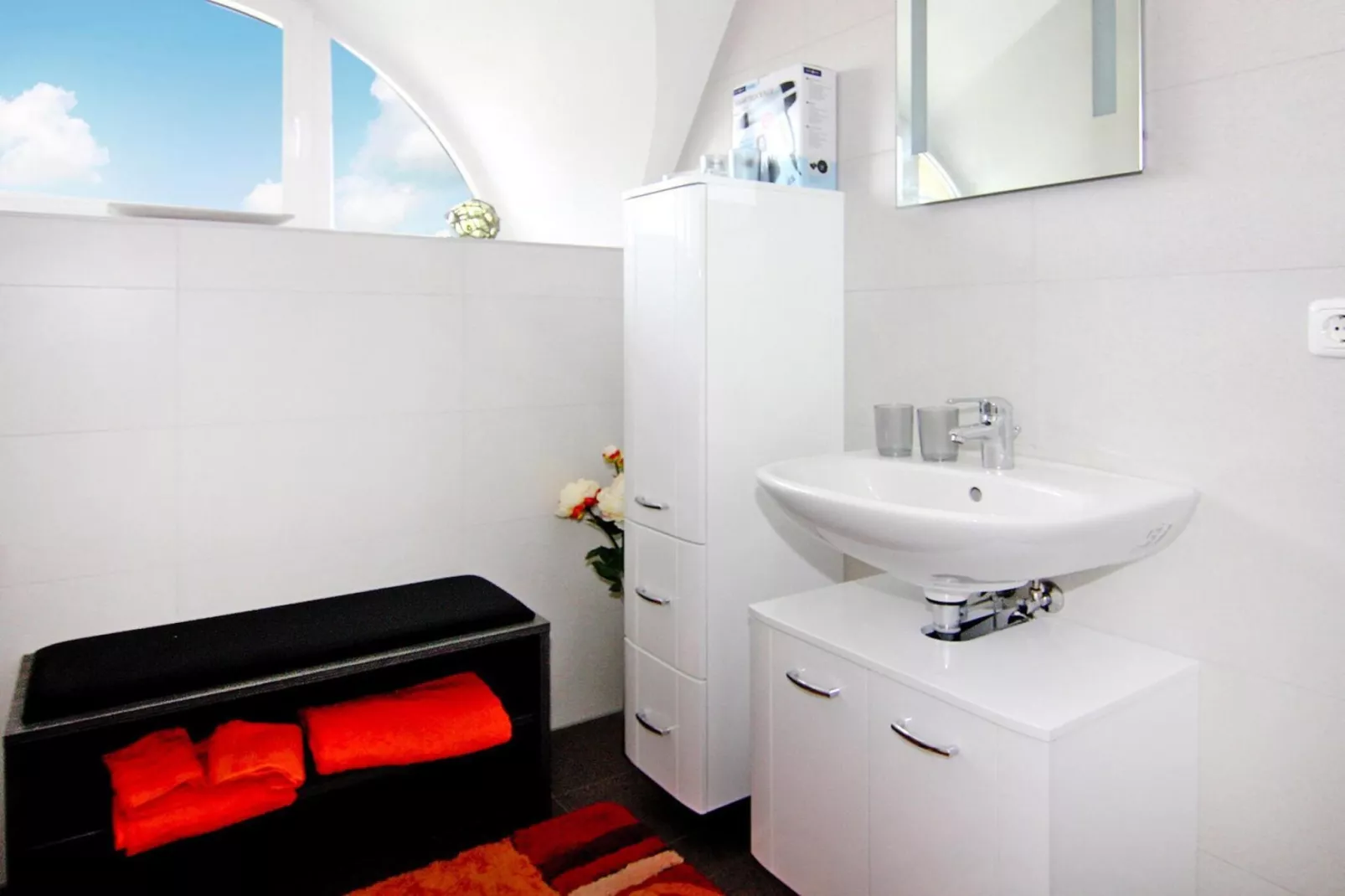 Ferienhaus Poseidon Vieregge - Am Breetzer Bodden 14 A-Badkamer