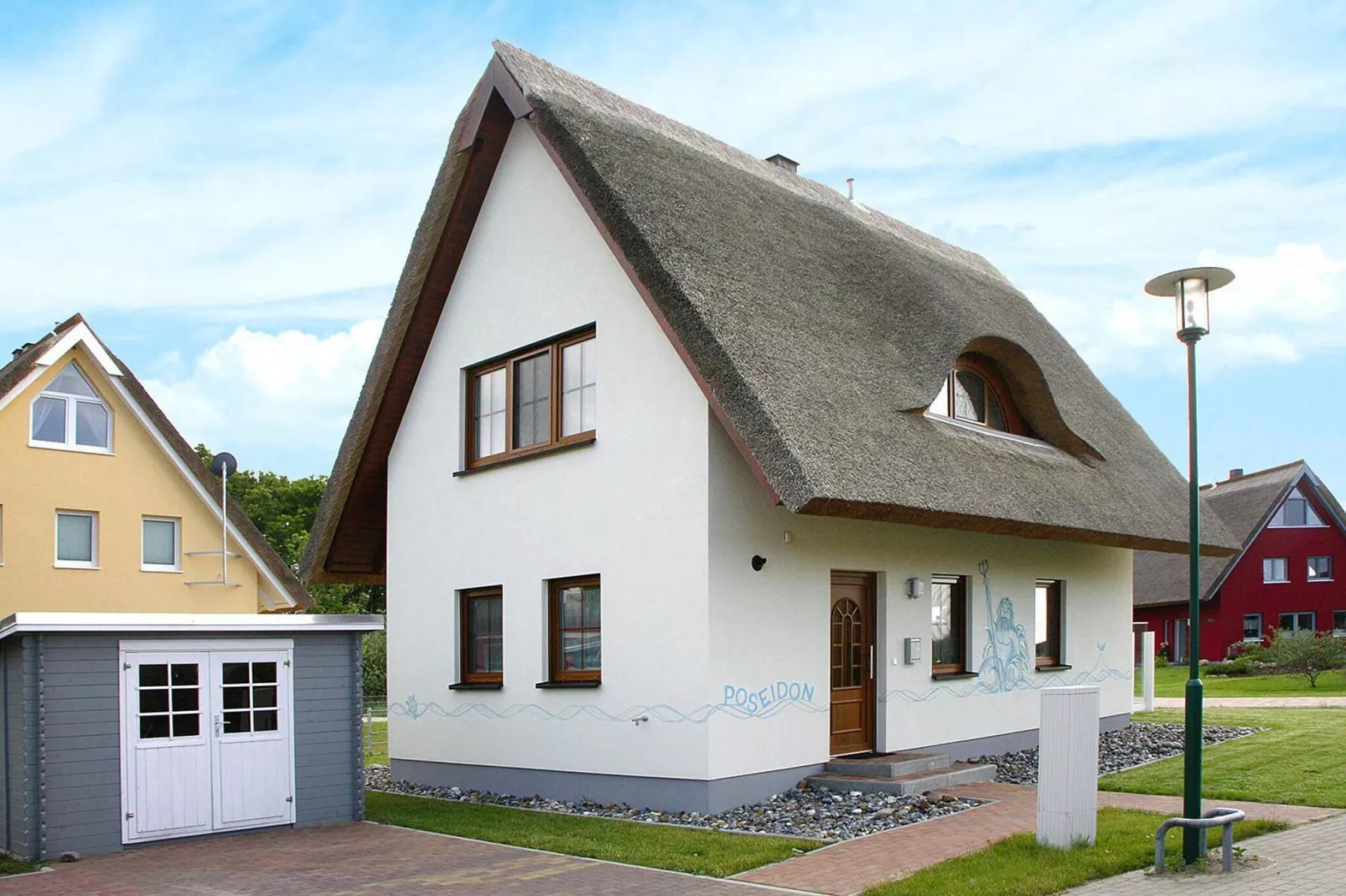 Ferienhaus Poseidon Vieregge - Am Breetzer Bodden 14 A-Buitenlucht