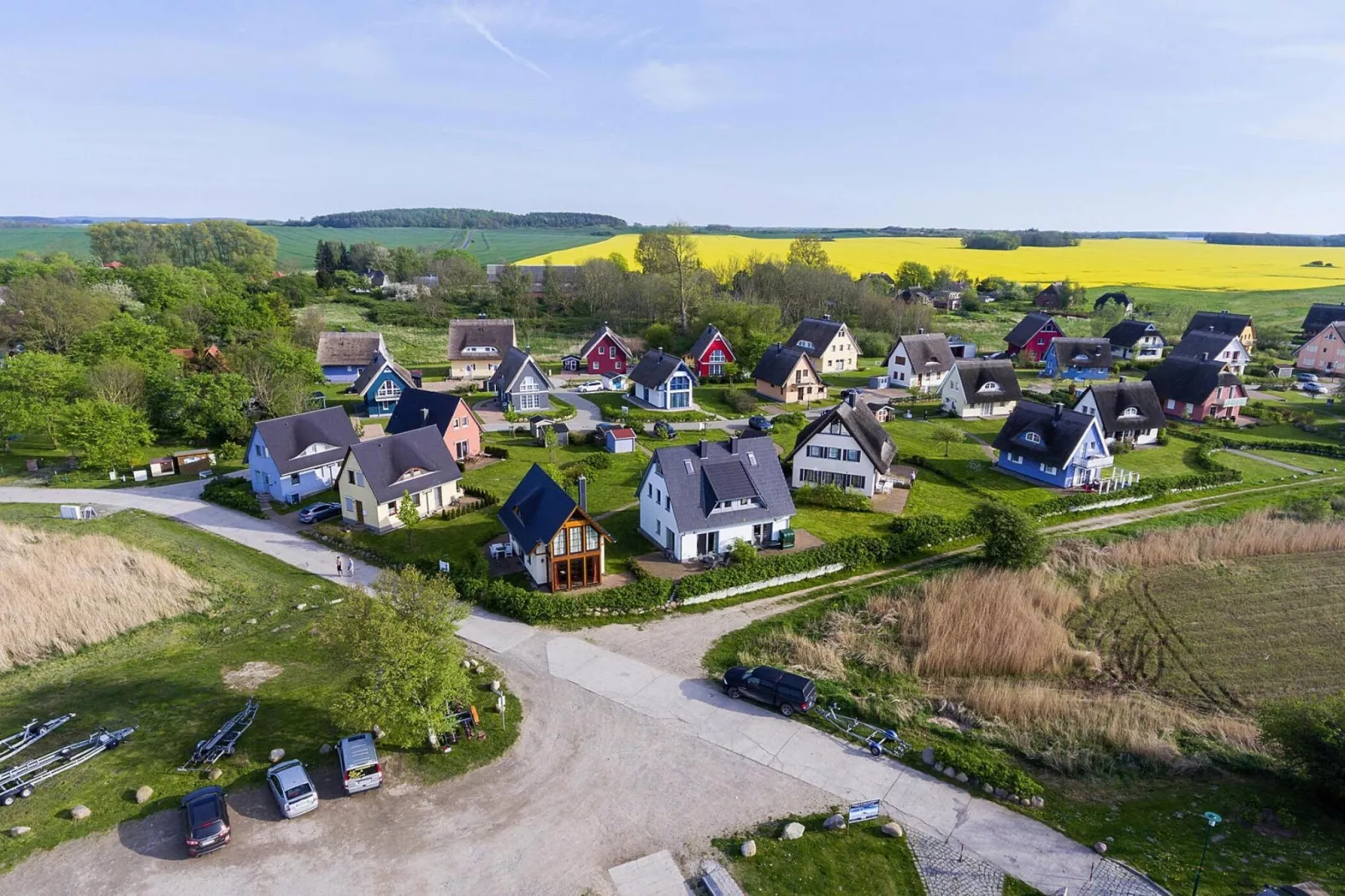 Ferienhaus Poseidon Vieregge - Am Breetzer Bodden 14 A-Uitzicht